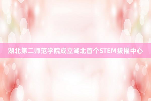 湖北第二师范学院成立湖北首个STEM拔擢中心